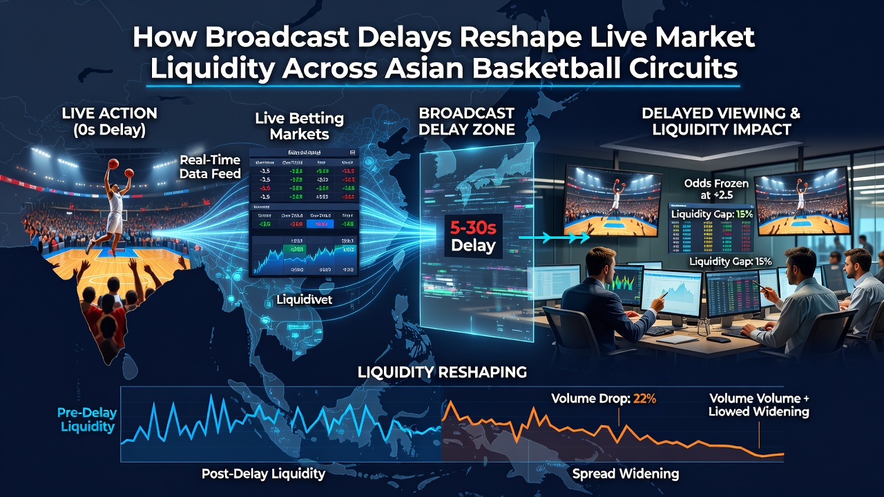 Datenanalyse zu Liquiditätsveränderungen bei verzögerten Basketball-Übertragungen