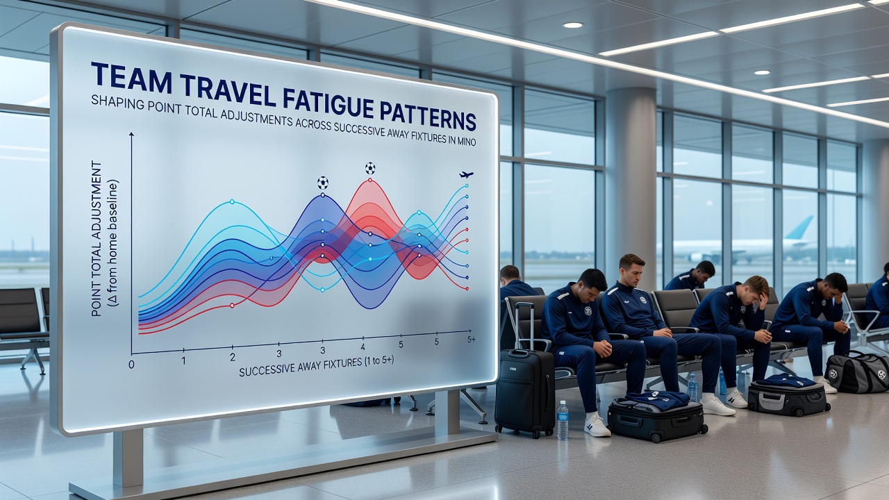 Analyse von Punktetotal-Anpassungen nach Reisestrecken in Minor League Baseball